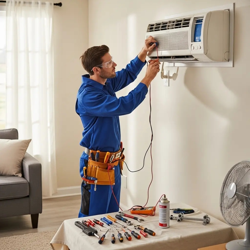 Elmadağ Grundig Grundig klima gaz dolumu ve bakım – Enerji verimliliği artırıldı. - Teknik servis örneği